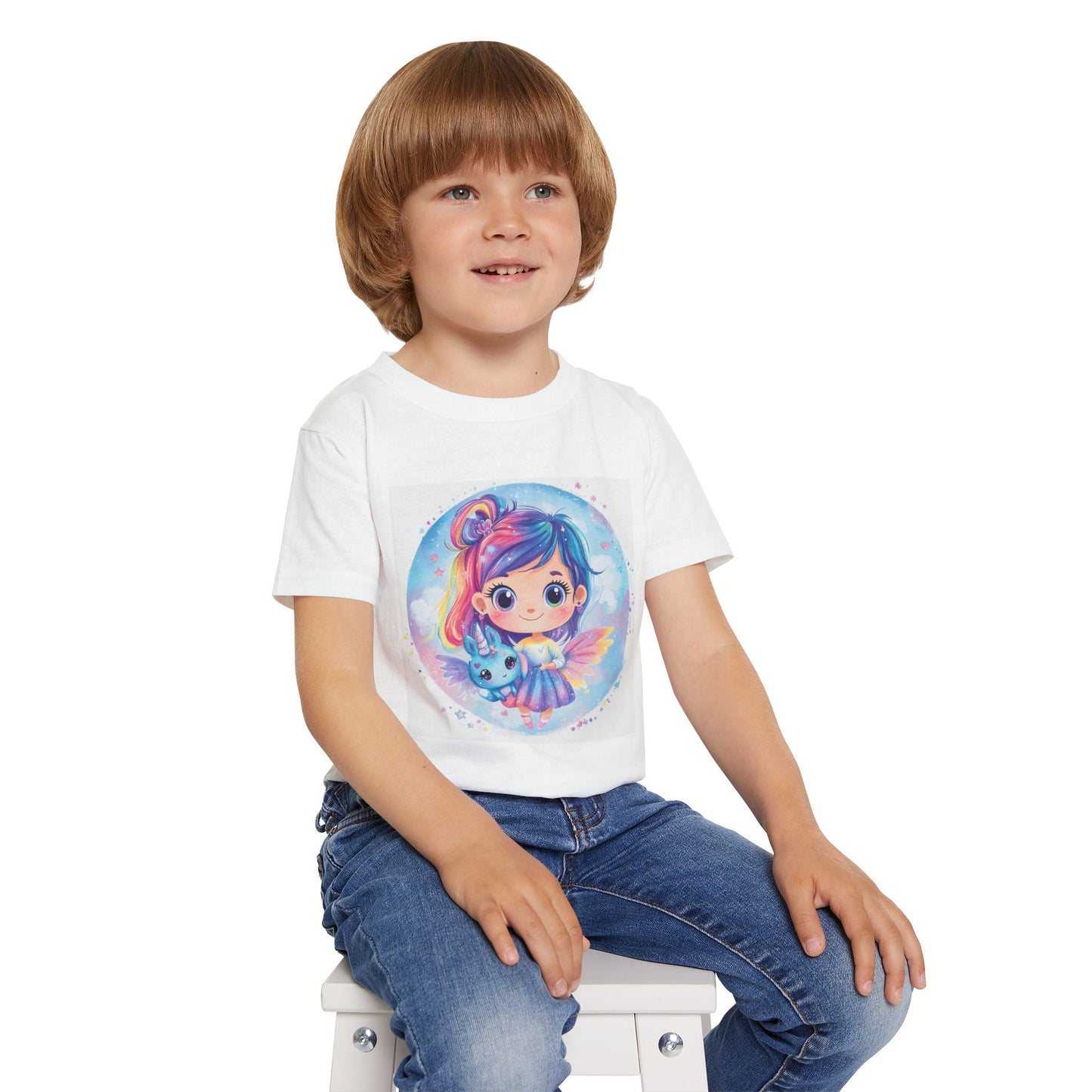 Magical Fairy Toddler T-Shirt with Cute Unicorn Design
