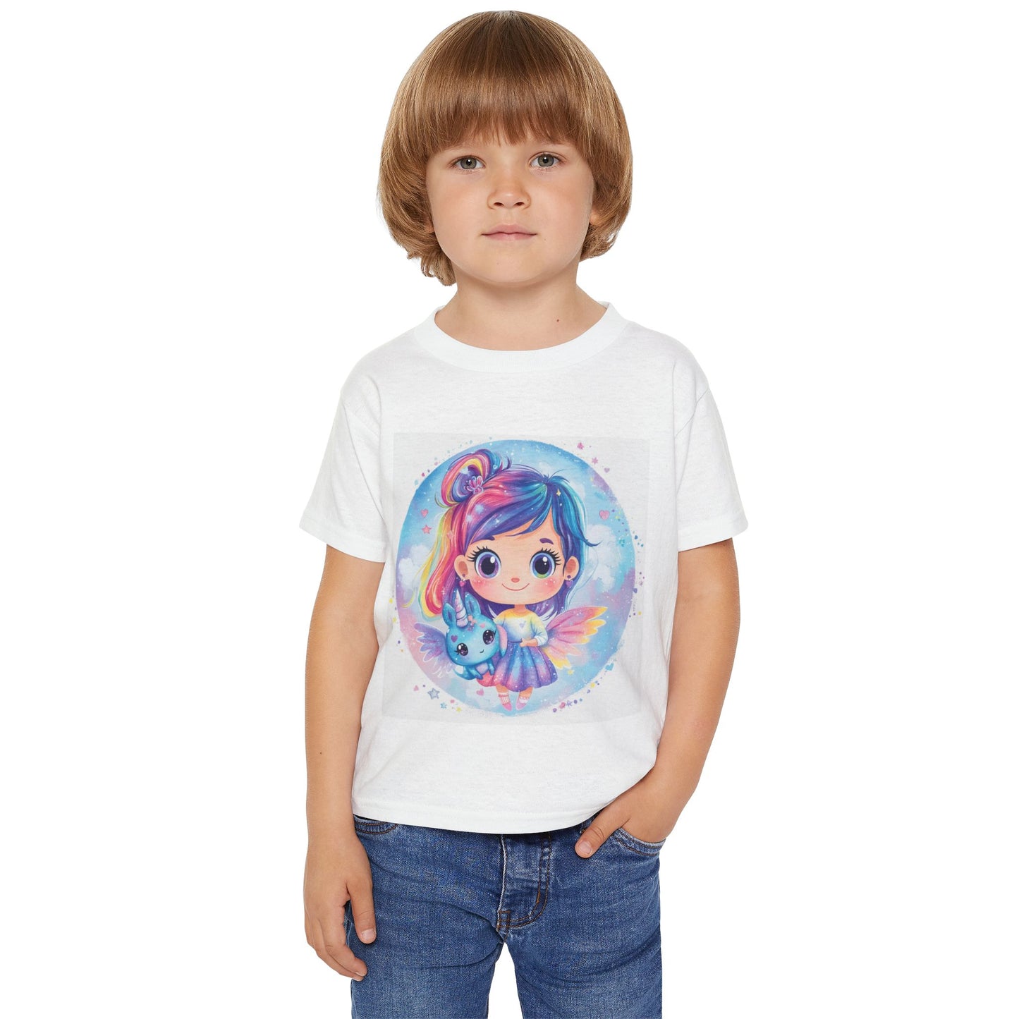 Magical Fairy Toddler T-Shirt with Cute Unicorn Design