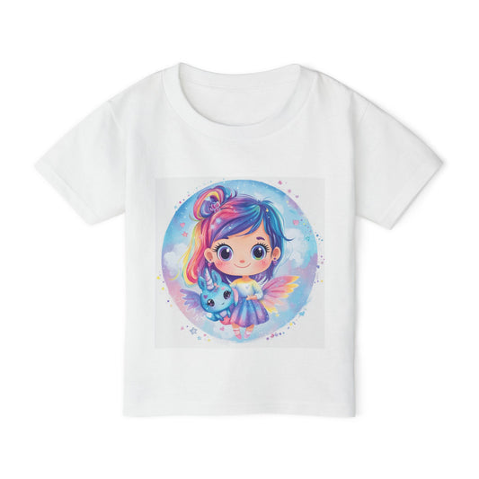Magical Fairy Toddler T-Shirt with Cute Unicorn Design