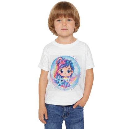 Magical Fairy Toddler T-Shirt with Cute Unicorn Design
